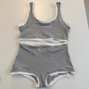 Women's Miu Miu Two-Piece Swimsuit (No Pads) Sz S